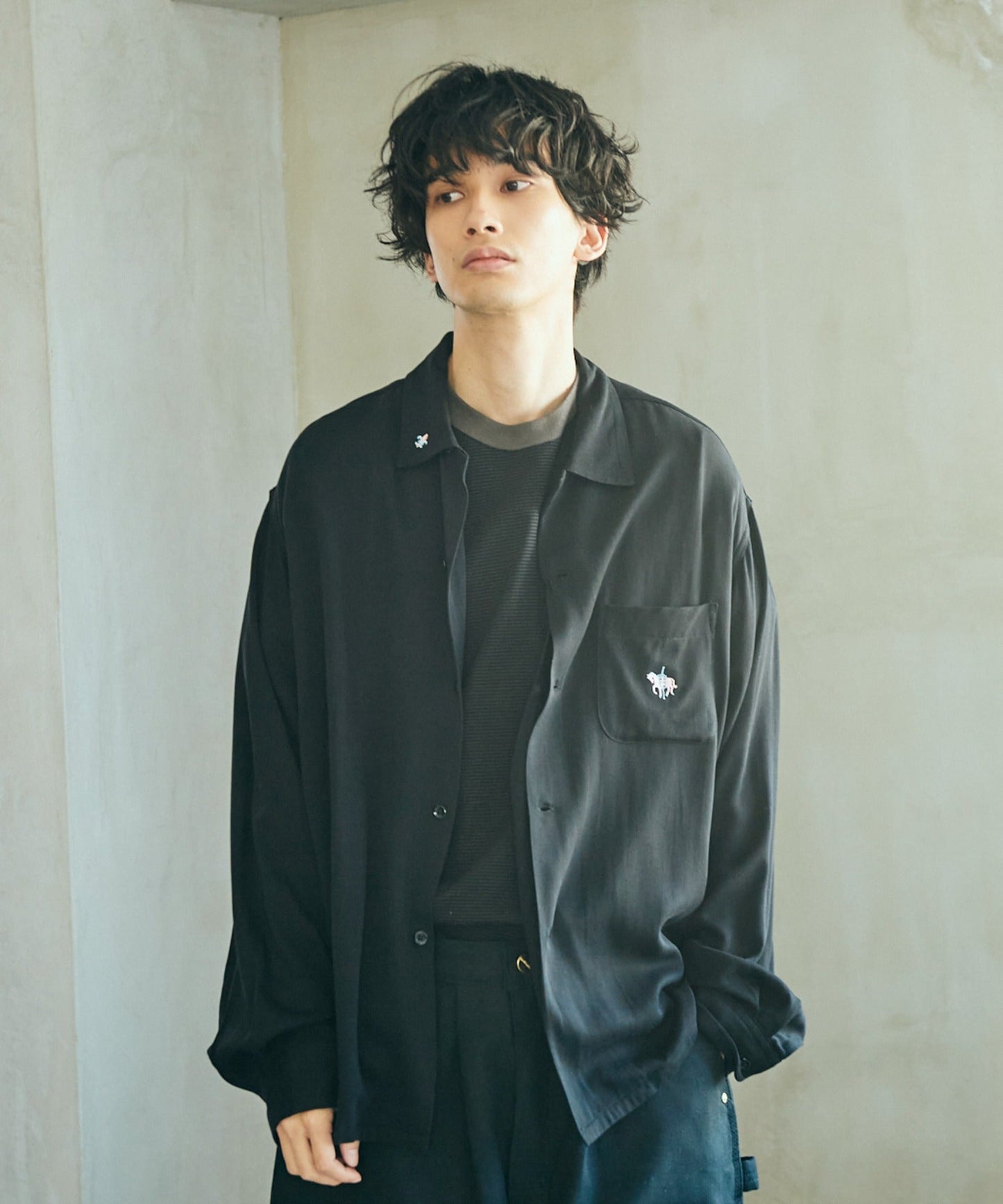 50S EMBROIDERY L/S SHIRT