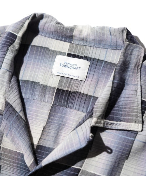 60S OMBRE LOOP COLLAR S/S SHIRTS