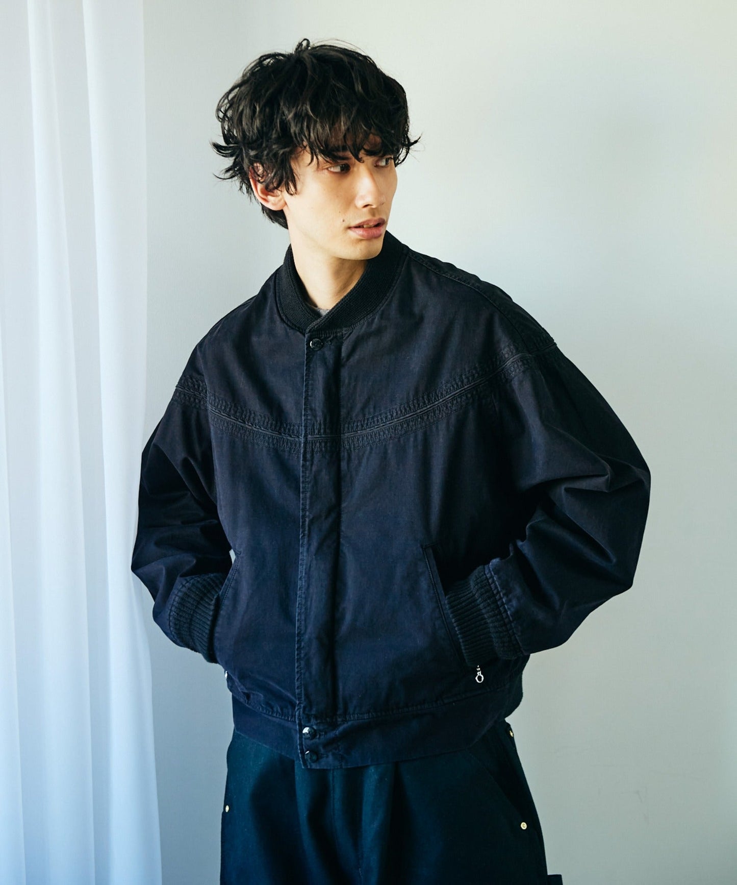 PIGMENT DYE DERBY JACKET