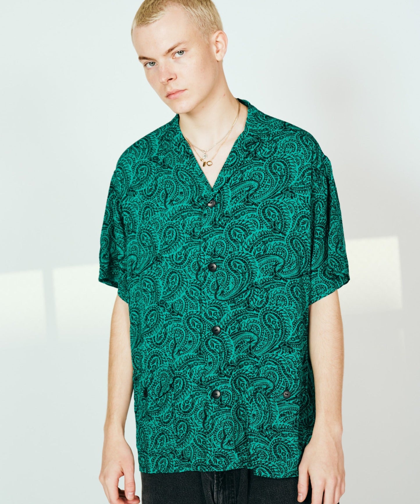 PRINTED BEACH SHIRT