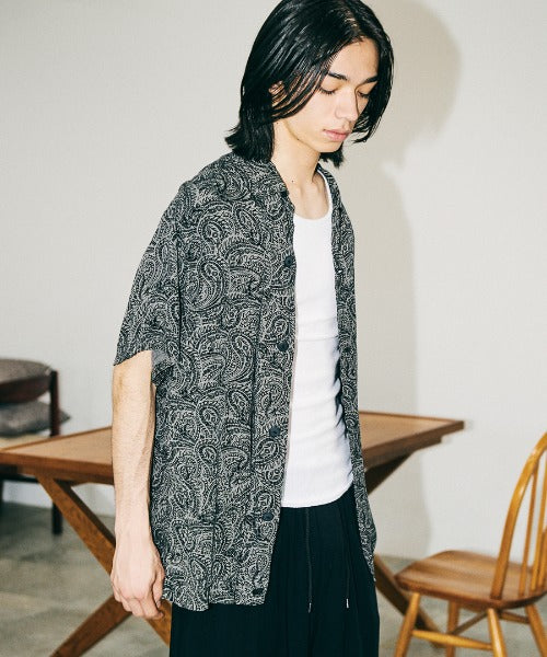 PRINTED BEACH SHIRT