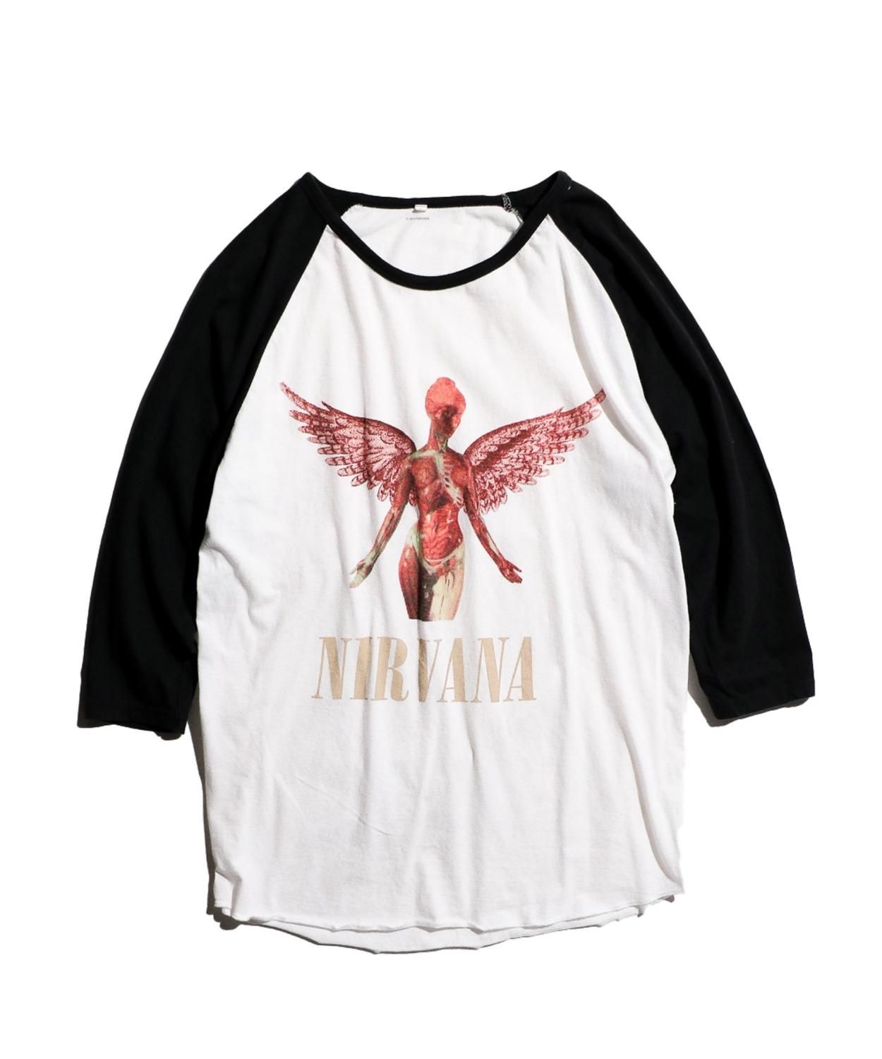 THRIFTY "NIRVANA" TRIANGLE IN UTERO BASE BALL TEE
