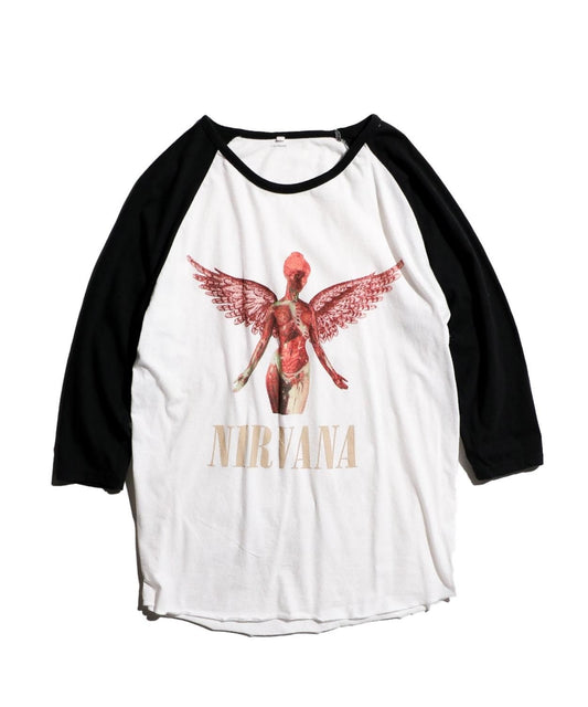 THRIFTY "NIRVANA" TRIANGLE IN UTERO BASE BALL TEE