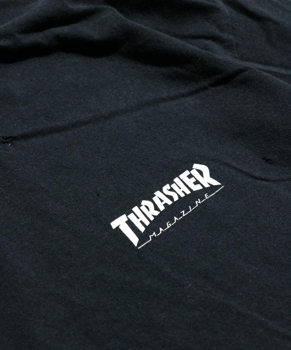 THRIFTY DAMAGE SKATE TEE "THRASHER LITTLE THRASHER"