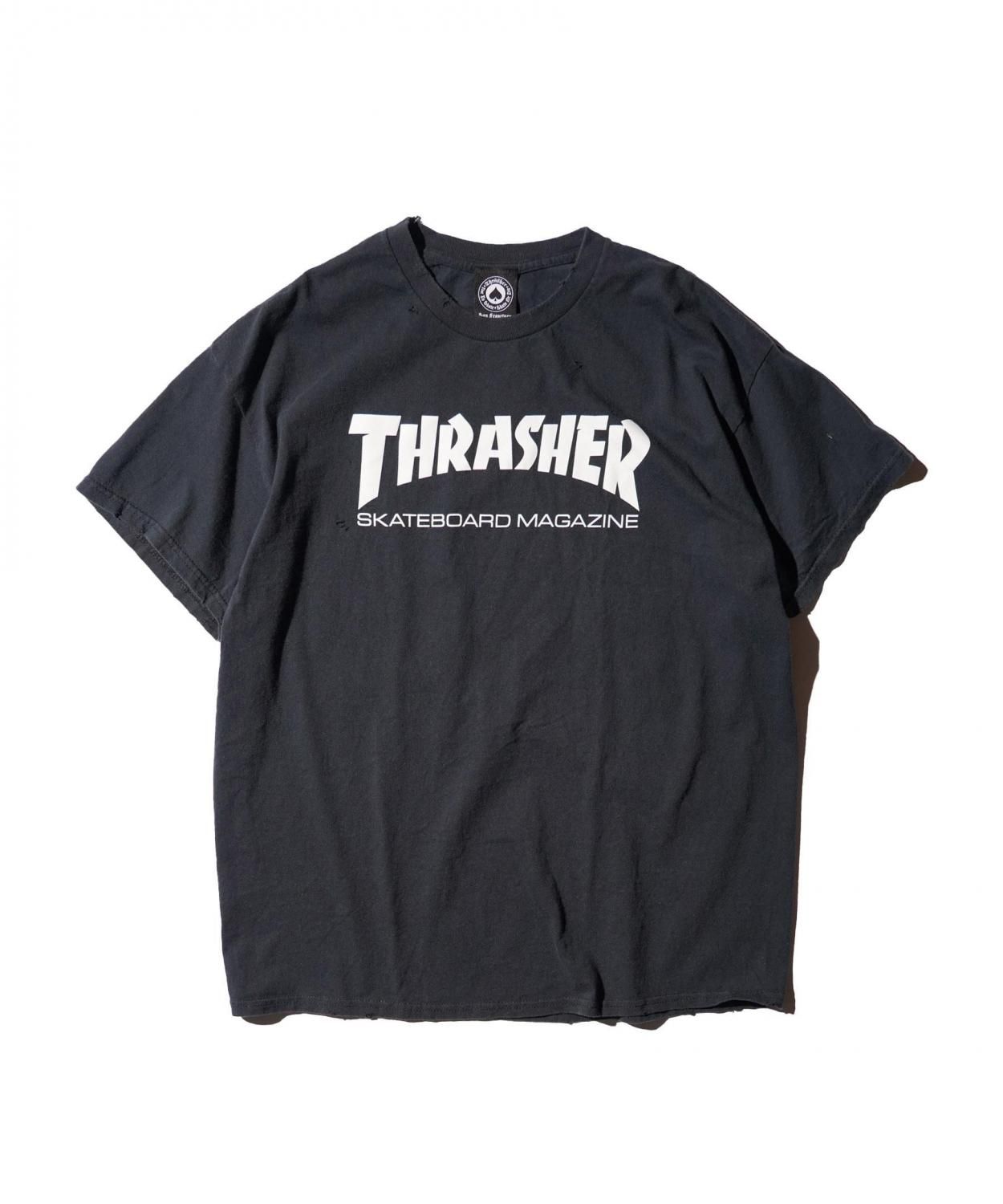 THRIFTY DAMAGE SKATE TEE "THRASHER SKATE MAG"