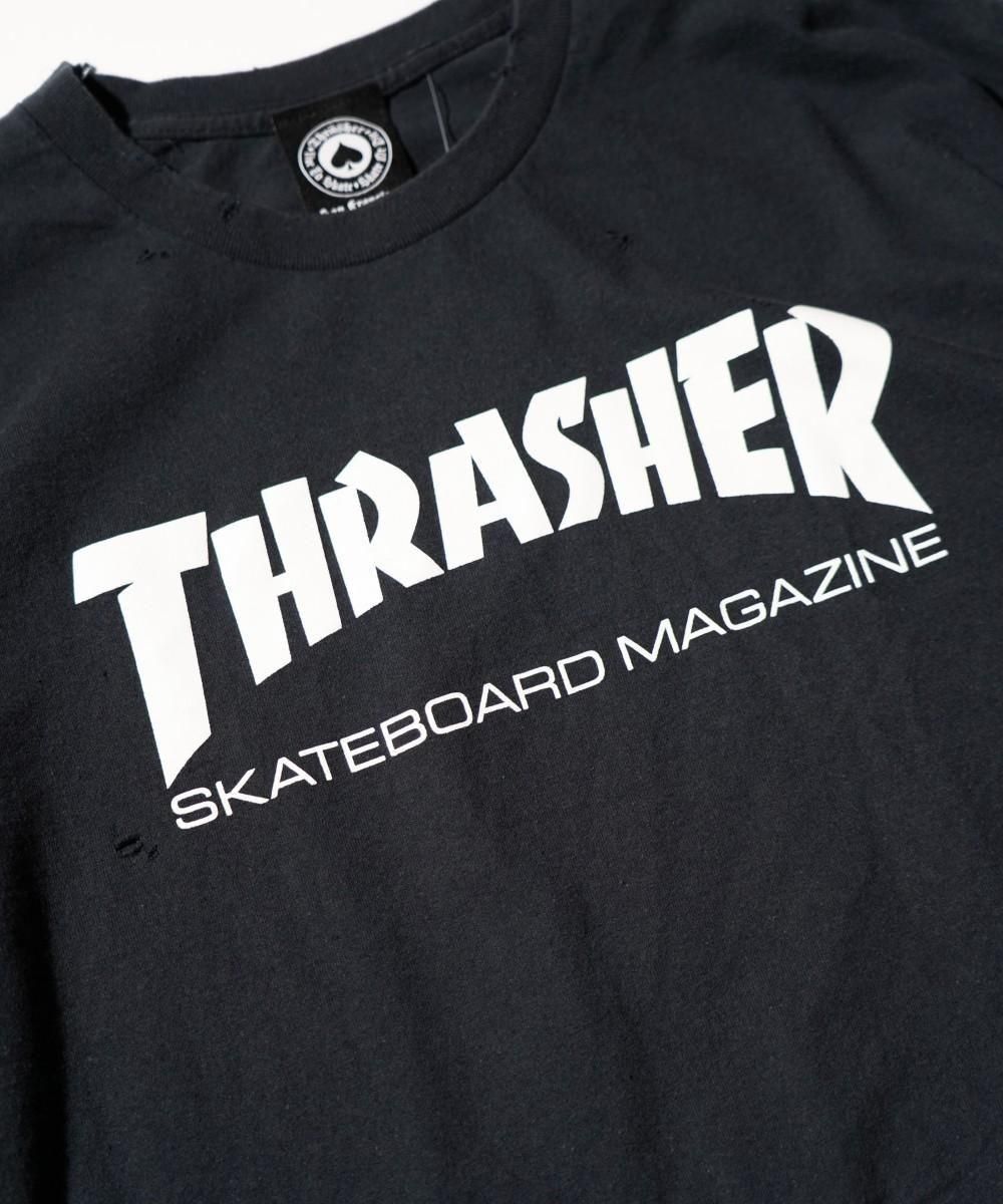 THRIFTY DAMAGE SKATE TEE "THRASHER SKATE MAG"