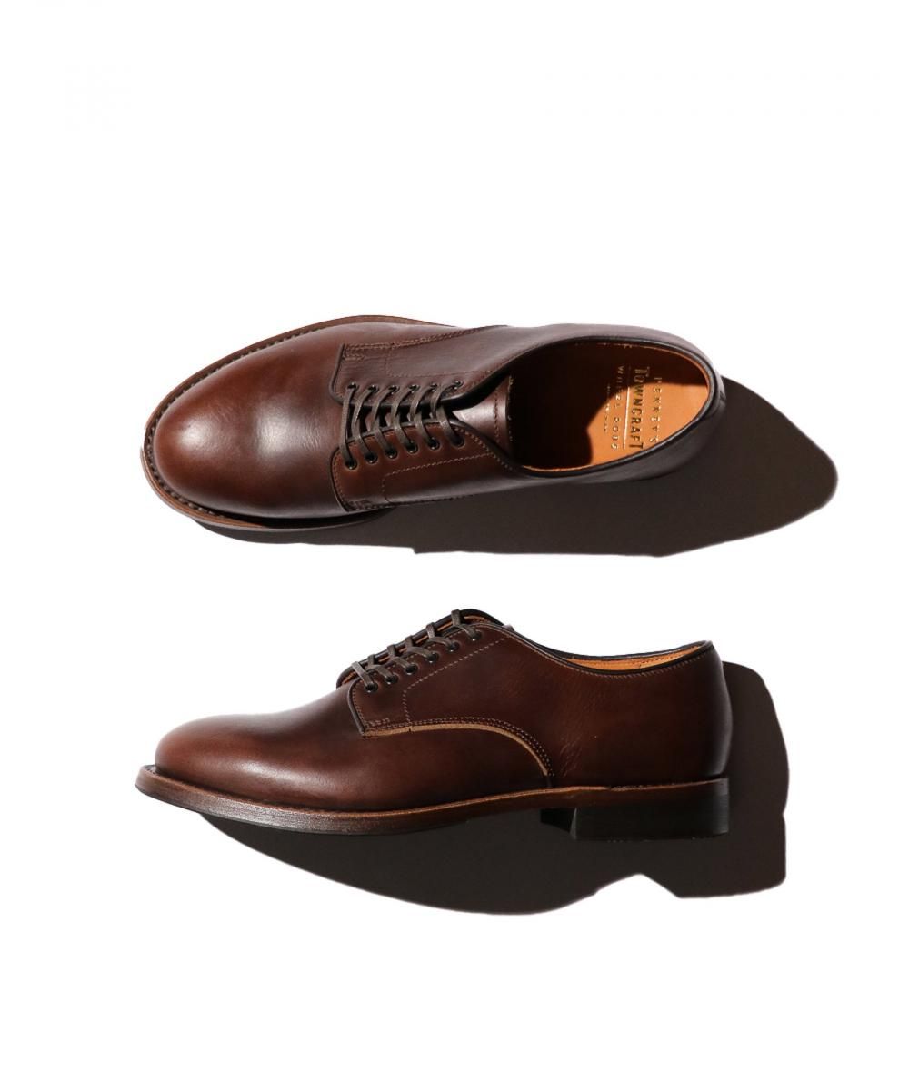 TOWNCRAFT × WHEEL ROBE /  6-EYE PLAIN TOE DERBY SHOES
