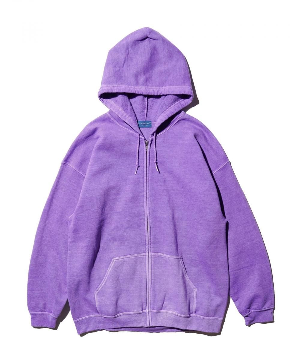 90S PIGMENT FULL ZIP HOODIE