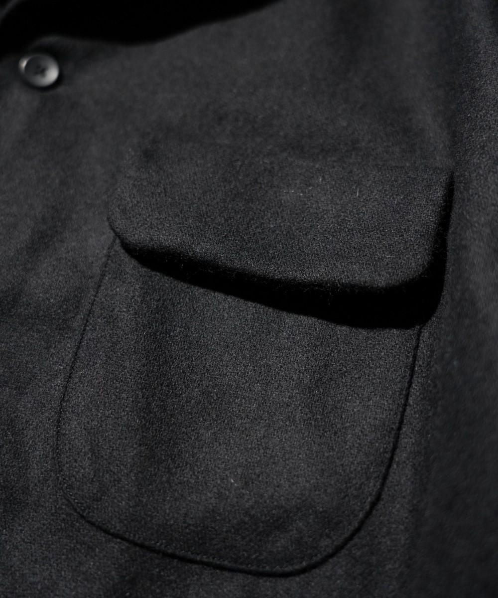 50S W-FLAP LOOPCOLLAR SHIRT MADE IN JAPAN -WOOL-