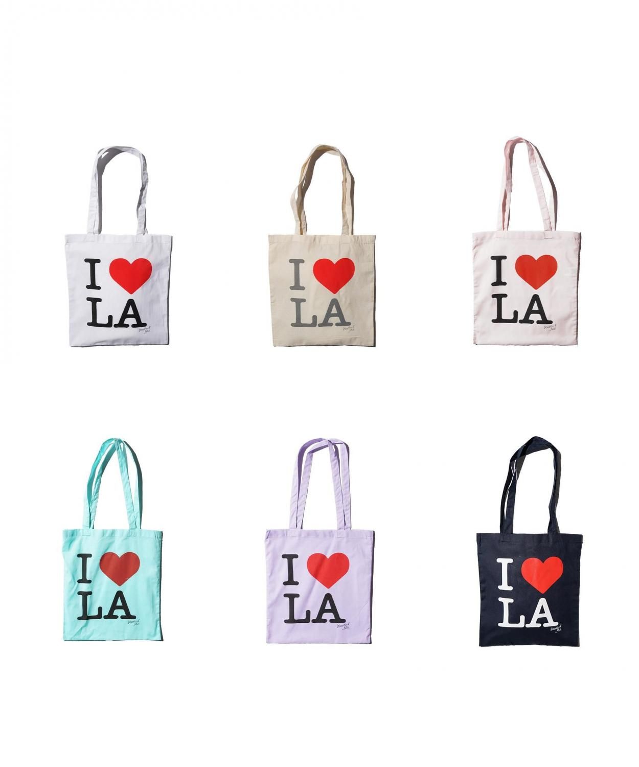 "I LOVE LA"COTTON TOTE