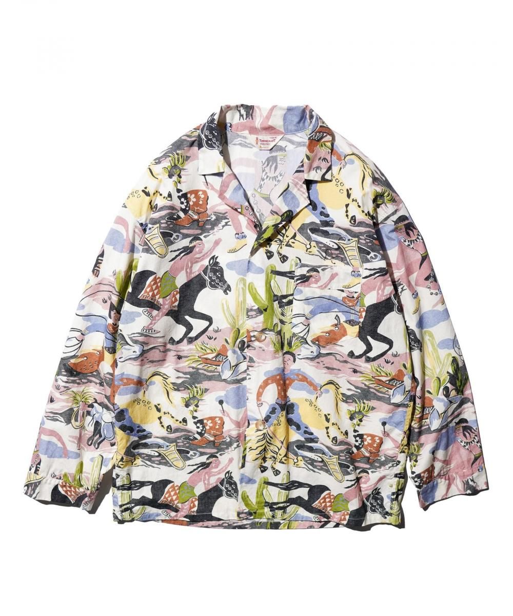 PRINTED PAJAMA JACKET