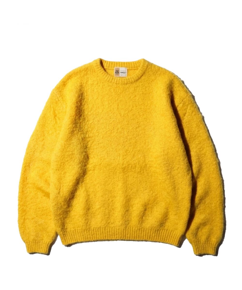 MOHAIR SHAGGY CREW SWEATER