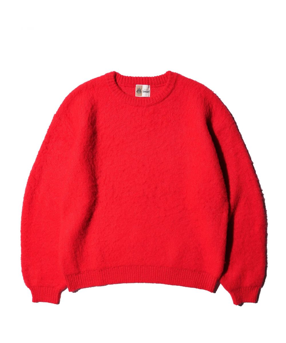 MOHAIR SHAGGY CREW SWEATER