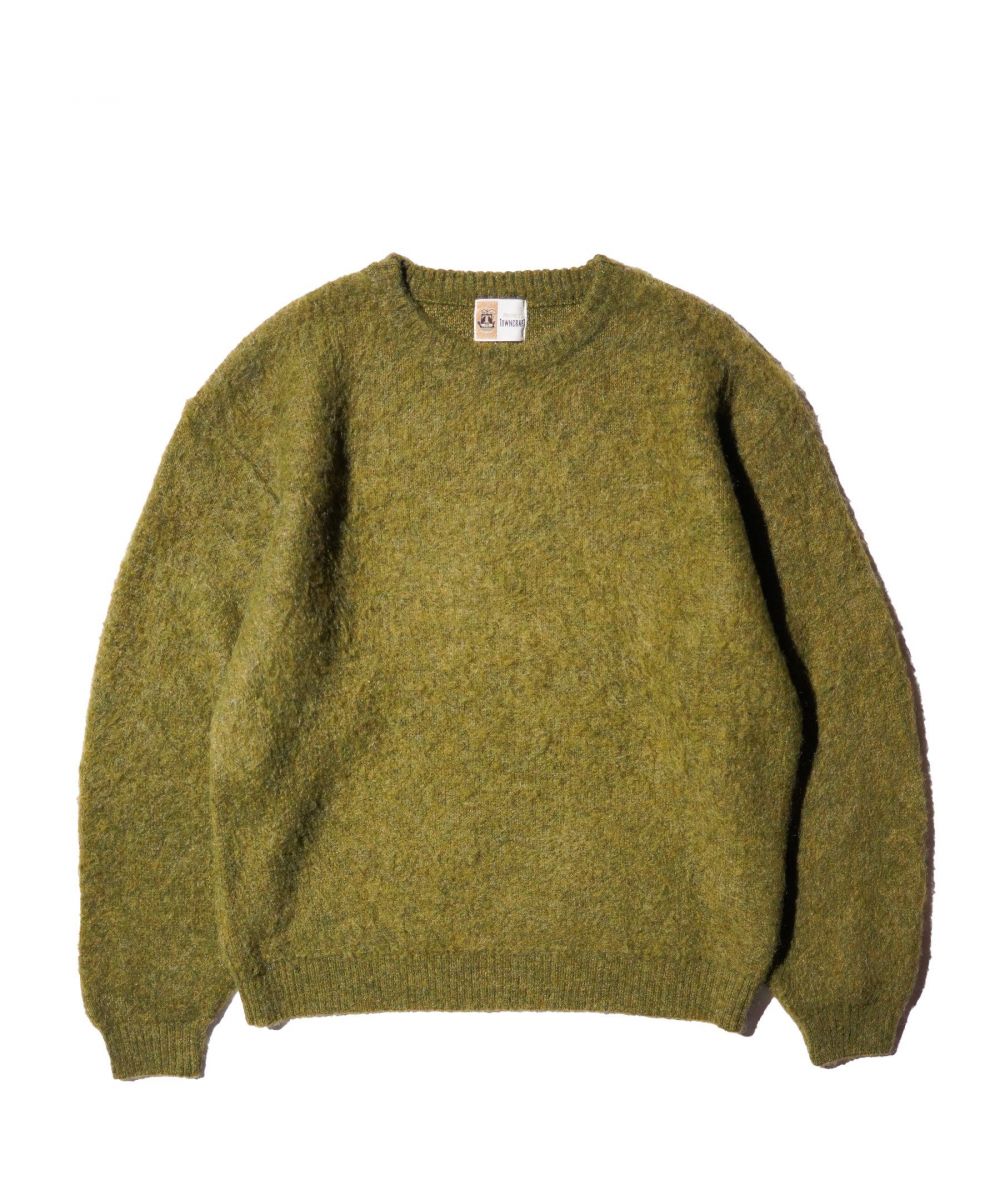 MOHAIR SHAGGY CREW SWEATER