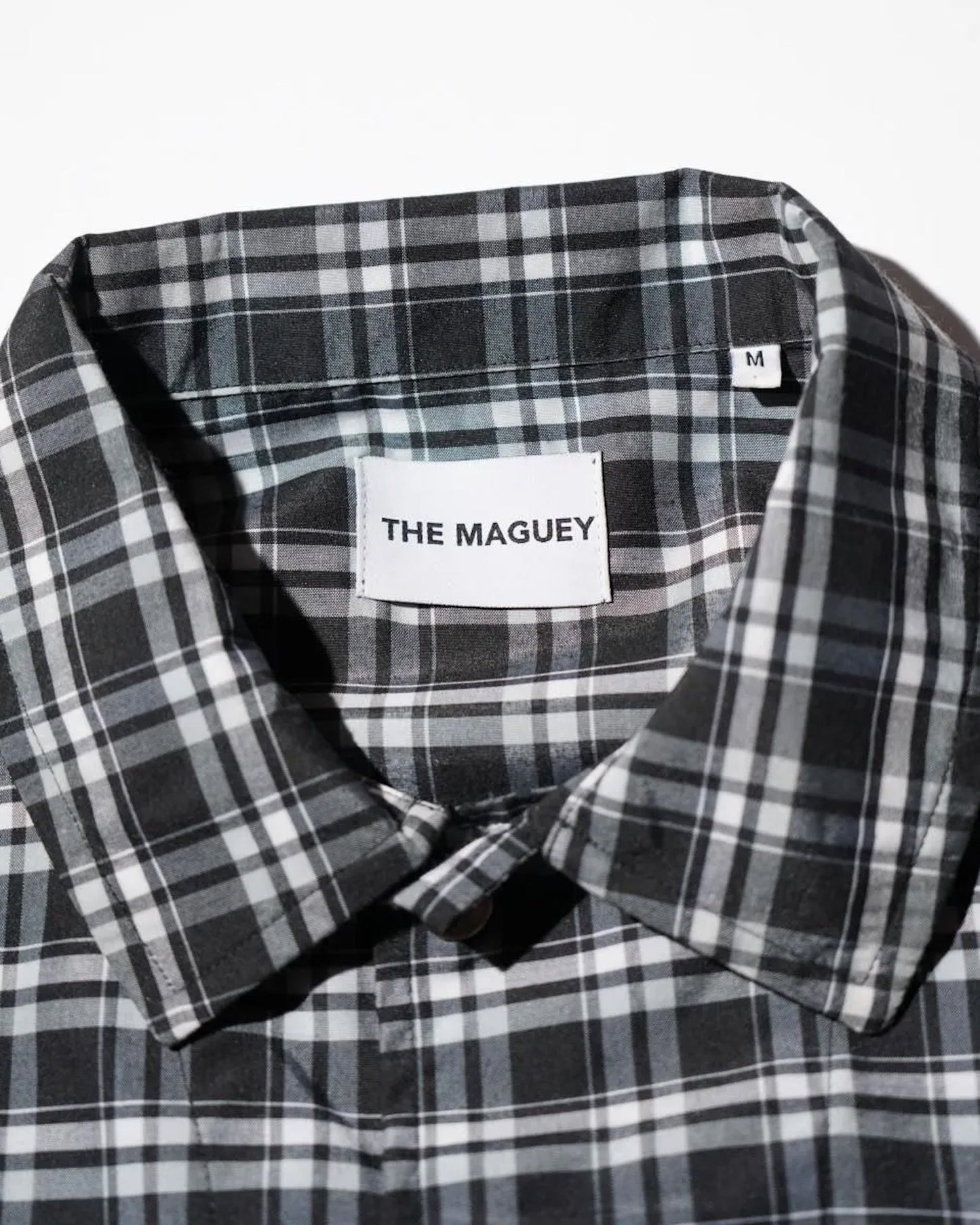 THE MAGUEY / STRIPE UTILITY JACKET BLACK PLAID