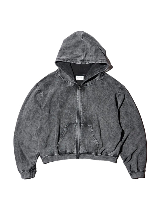THE MAGUEY / SWEAT ZIP UP HOODIE BLACK