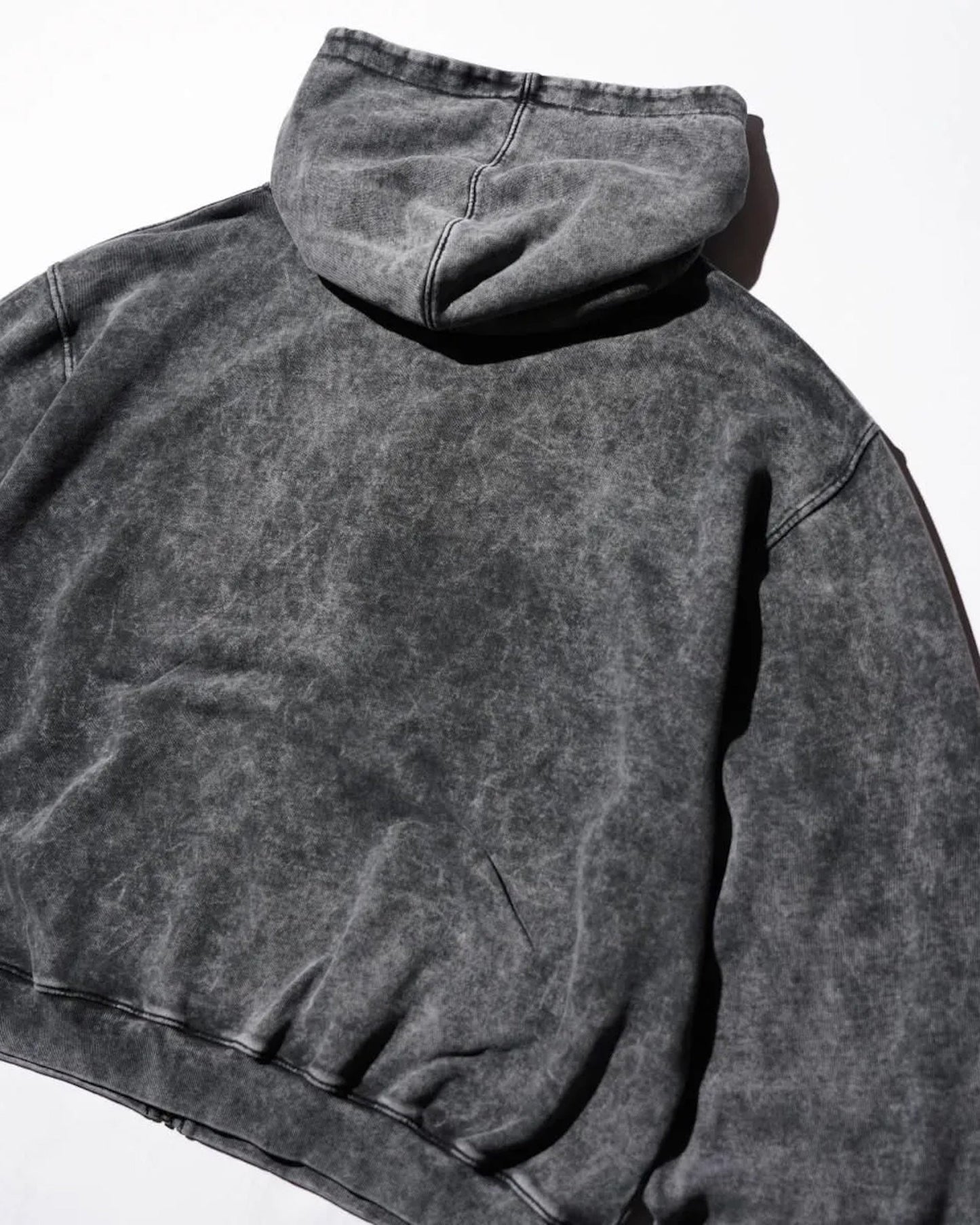 THE MAGUEY / SWEAT ZIP UP HOODIE BLACK