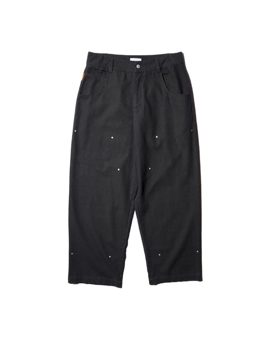THE MAGUEY / FAKE DOUBLE KNEE PANTS BLACK