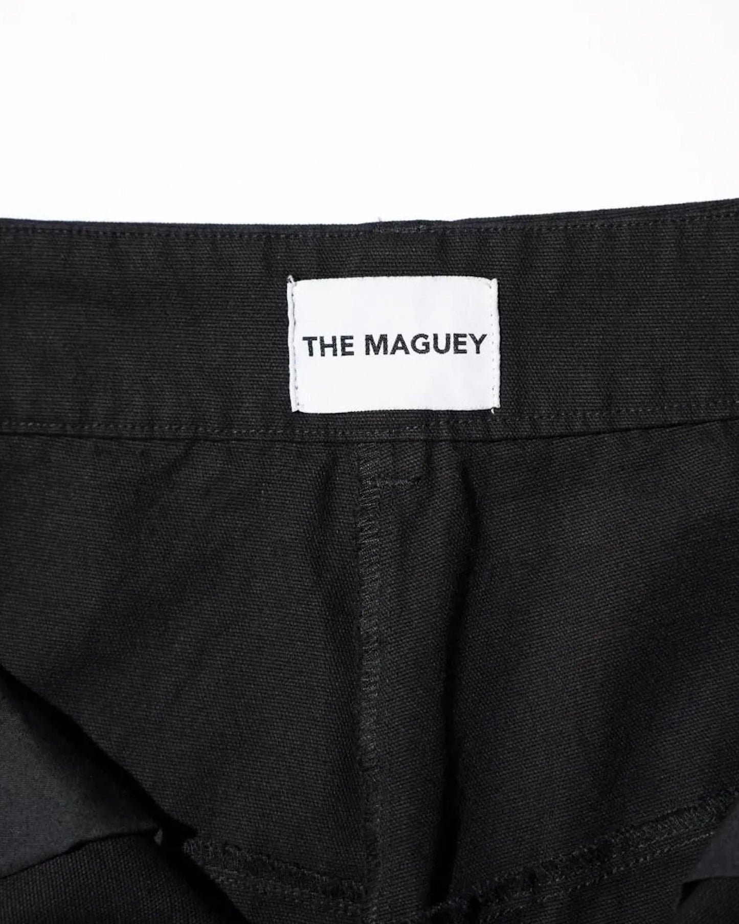 THE MAGUEY / FAKE DOUBLE KNEE PANTS BLACK