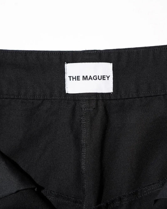 THE MAGUEY / FAKE DOUBLE KNEE PANTS BLACK