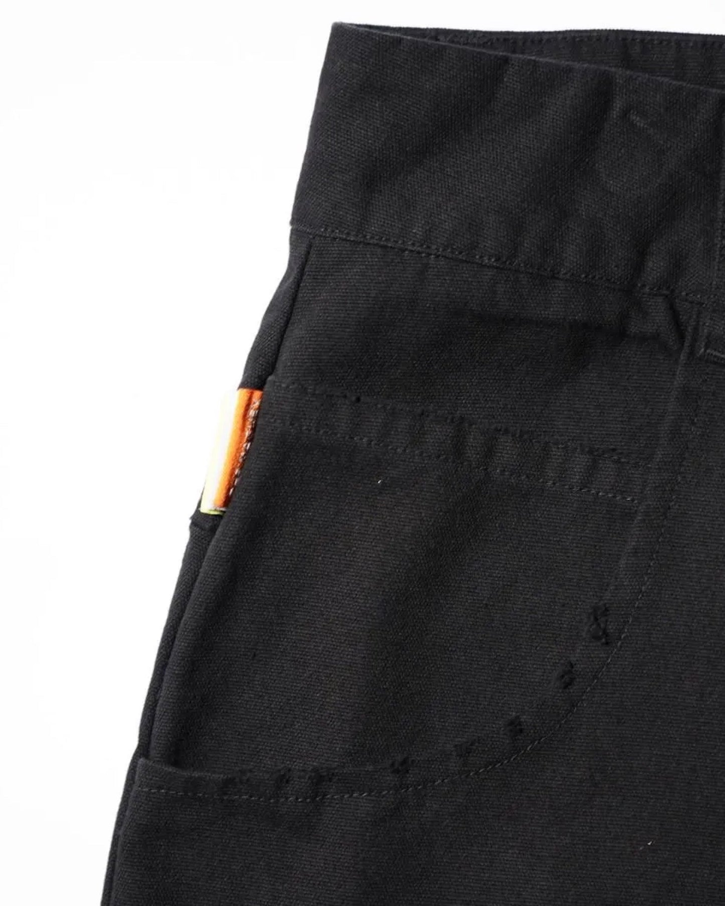 THE MAGUEY / FAKE DOUBLE KNEE PANTS BLACK