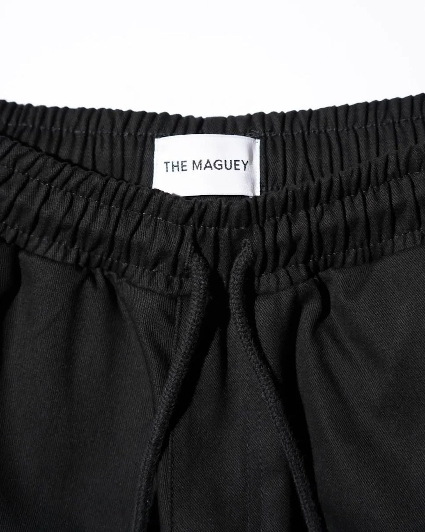 THE MAGUEY / DRILL RIGIDO PANTS BLACK