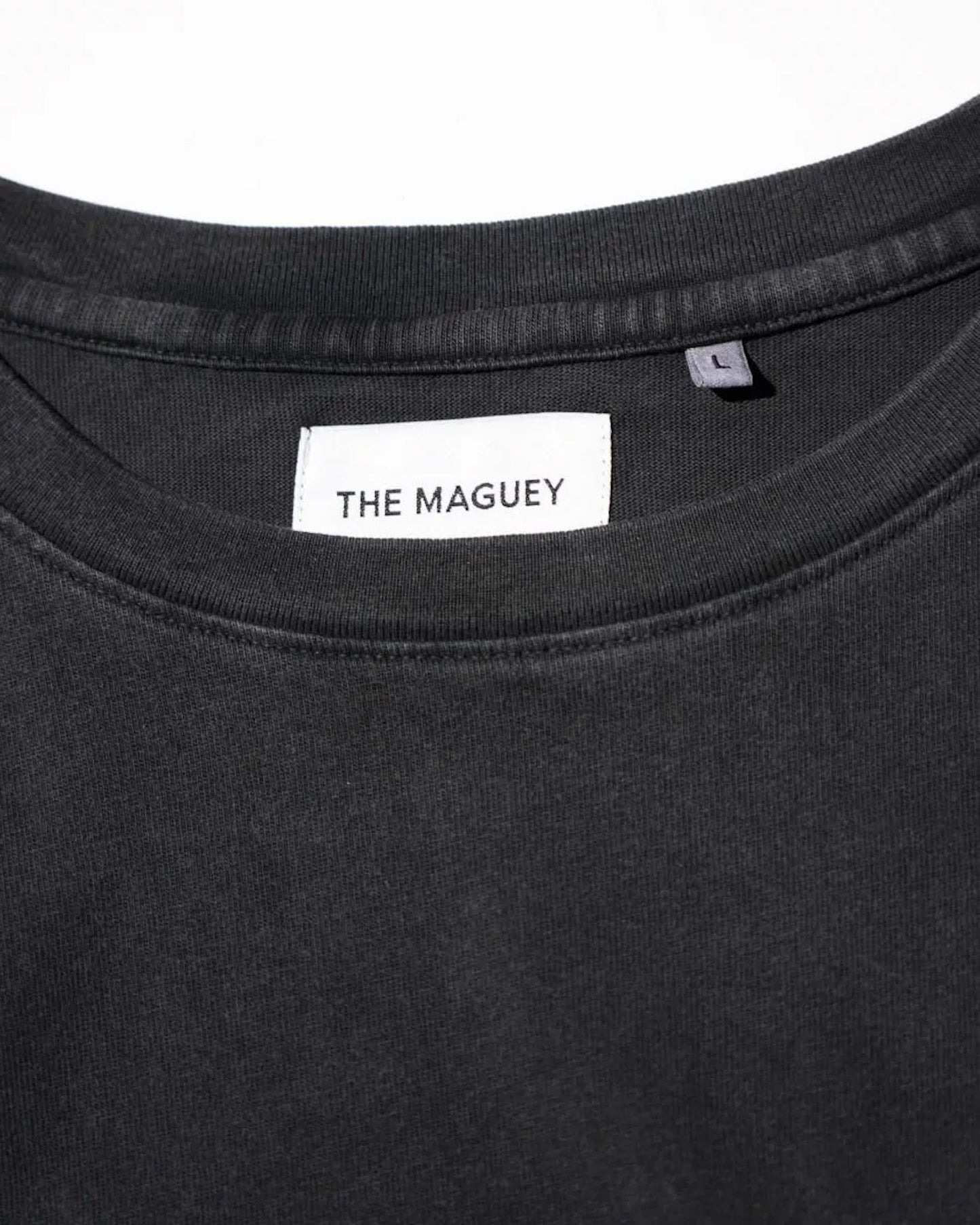 THE MAGUEY / SHORT SLEEVE T WASHED BLACK