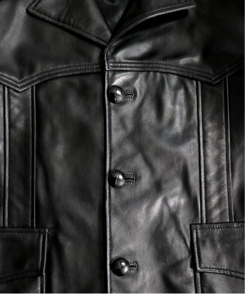 LEATHER RANCHER COAT