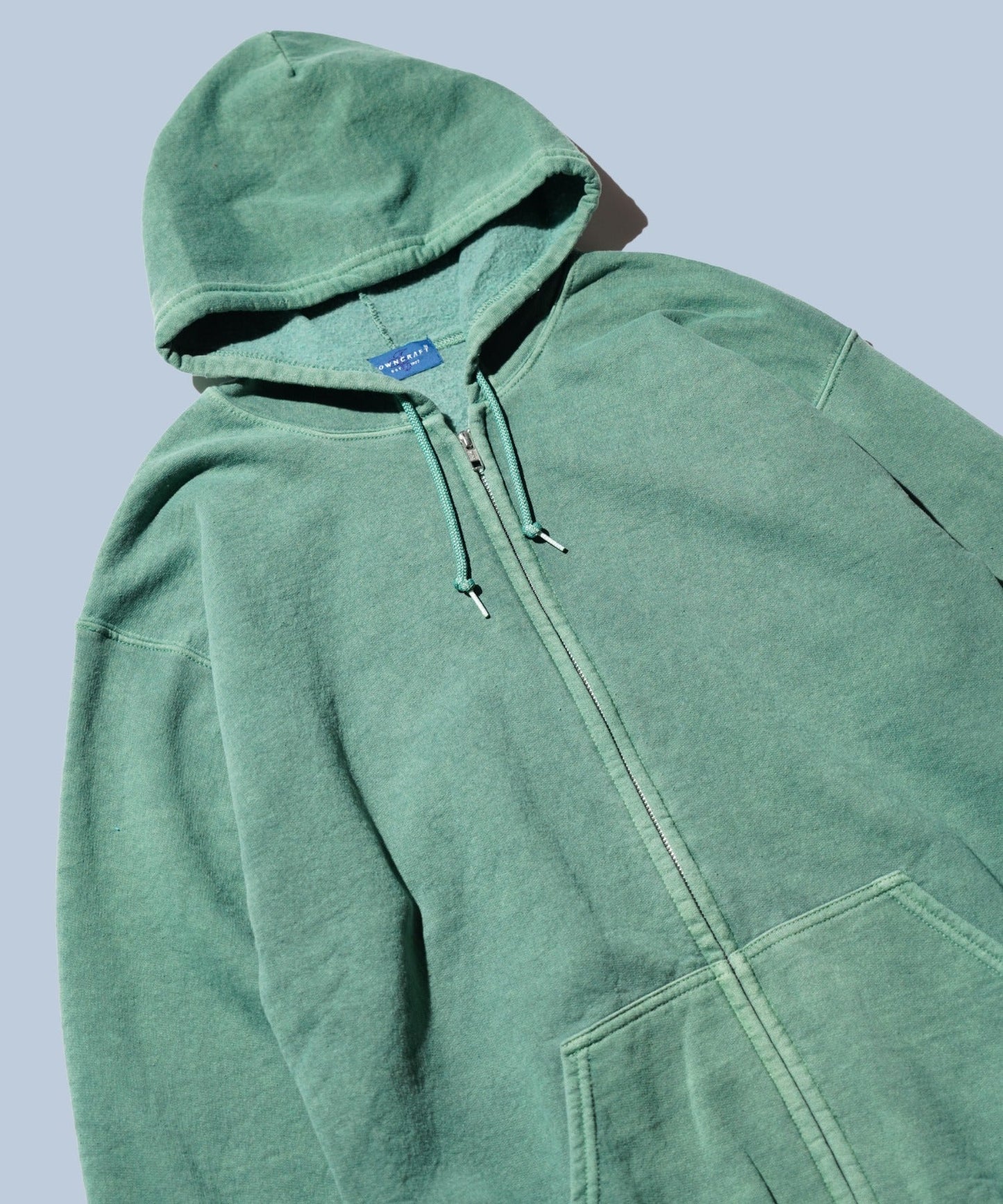 90S PIGMENT FULL ZIP HOODIE