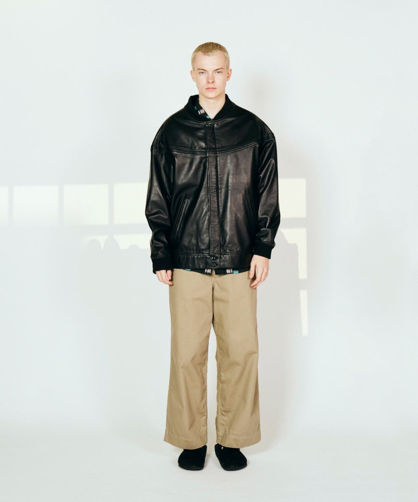 LEATHER DERBY JACKET