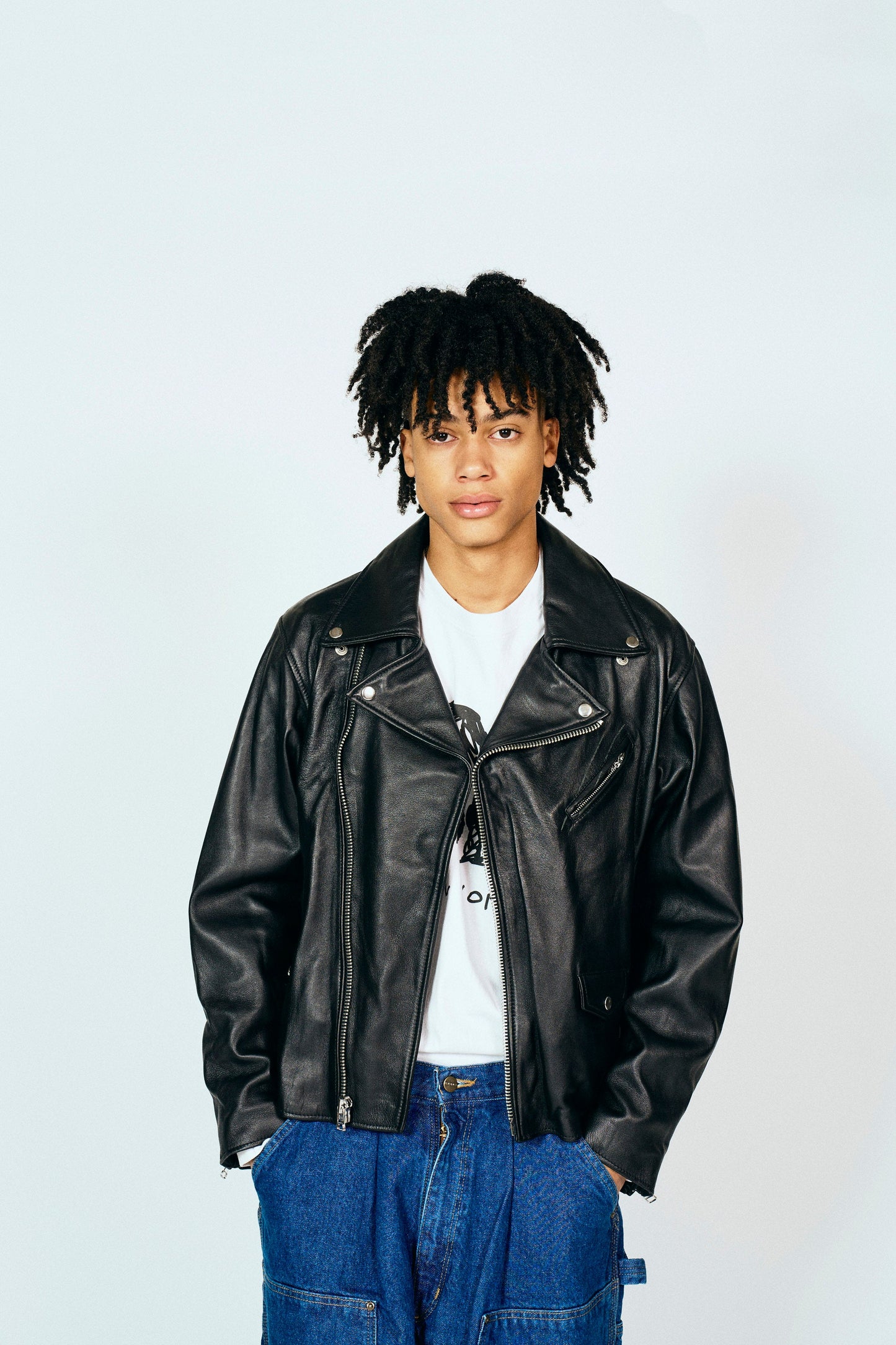 LEATHER DOUBLE RIDERS JACKET