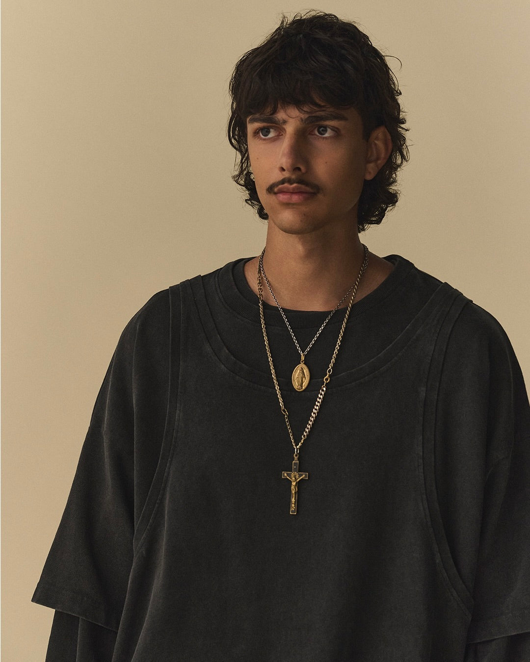 THE MAGUEY / SHORT SLEEVE T WASHED BLACK